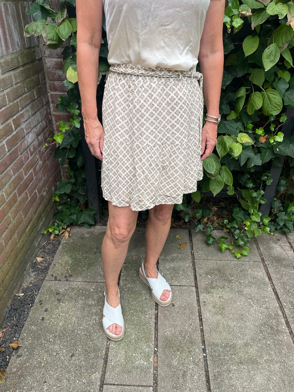 YAYA Women rokje maat 40, Maat 38/40 (M), Beige, Ophalen of Verzenden, Zo goed als nieuw
