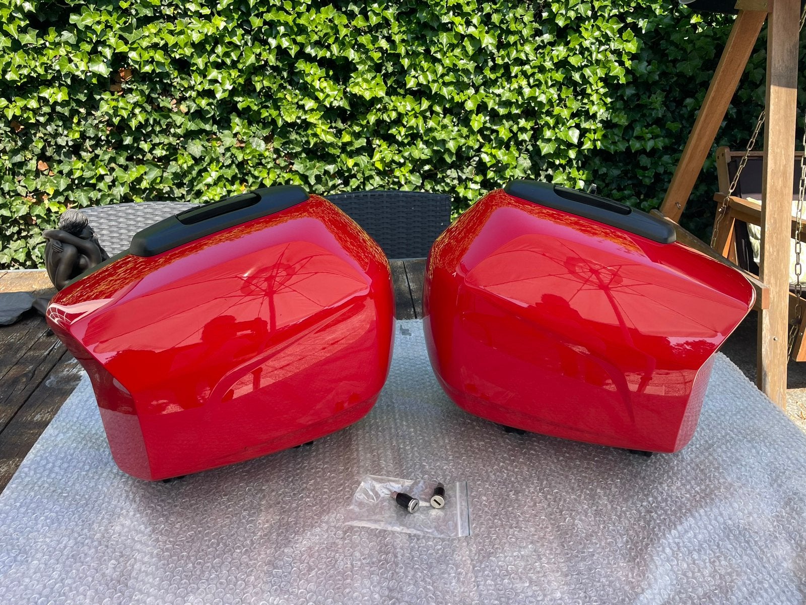 Kofferset BMW S1000XR 2015-2019 zijkoffers, Ophalen, Gebruikt, Am Juliusturm 14-36, Www.bmwmotorrad.com