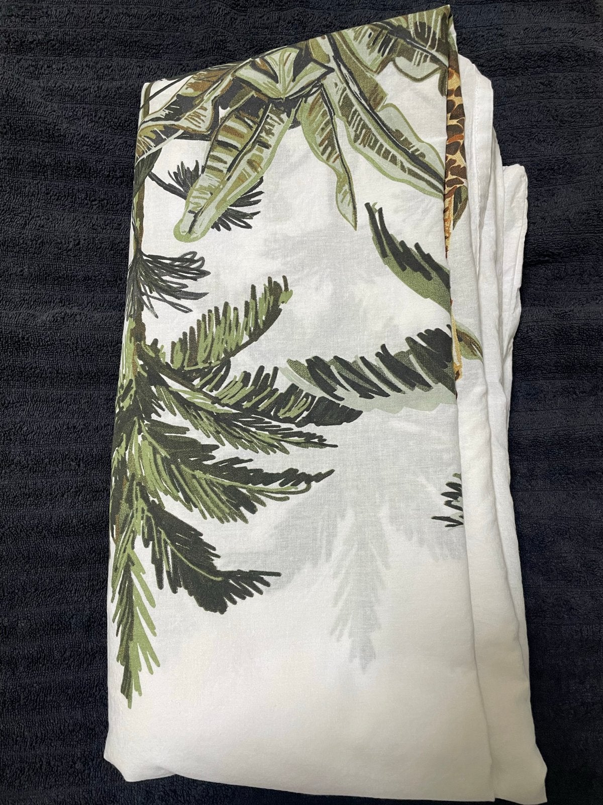 Dekbedovertrek met jungle motief 200x200, Meerkleurig, Dekbedovertrek, Katoen, Tweepersoons