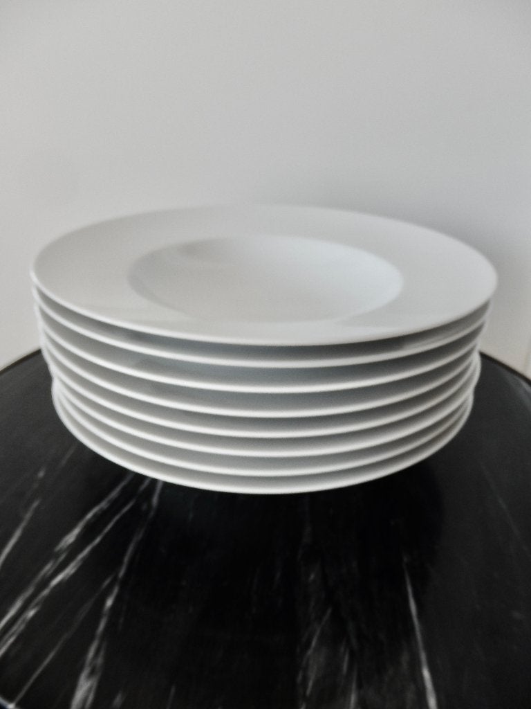 8 X Rosenthal Moon White Pasta borden, Overige merken, Ophalen of Verzenden, Zo goed als nieuw, Bord(en)