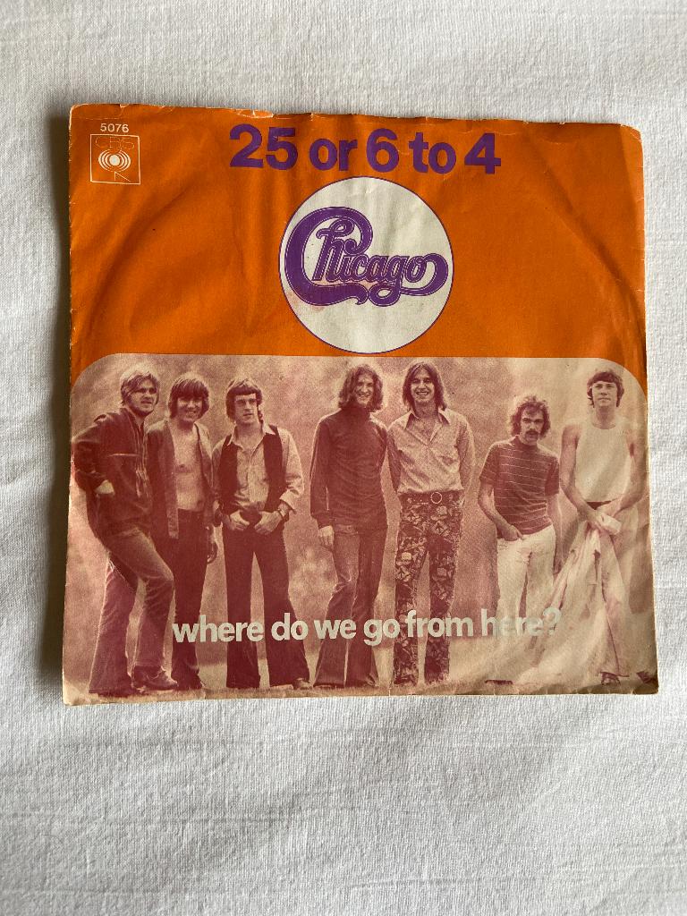 chicago - 25 or 6 to 4, Cd's en Dvd's, Vinyl Singles, 7 inch, Single, Ophalen of Verzenden, Zo goed als nieuw