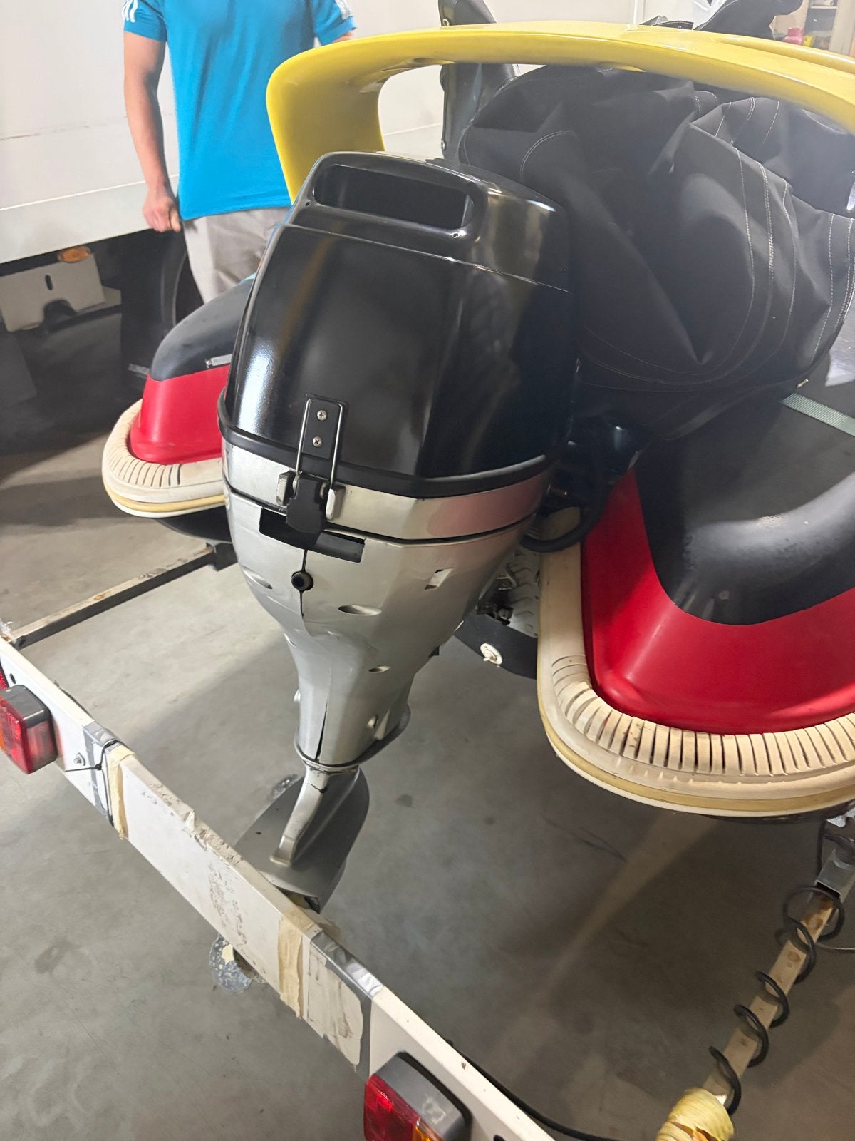 Buitenboordmotor 15 pk met koelings- en schakelprobleem, Watersport en Boten, Bootonderdelen, Ophalen of Verzenden, Gebruikt