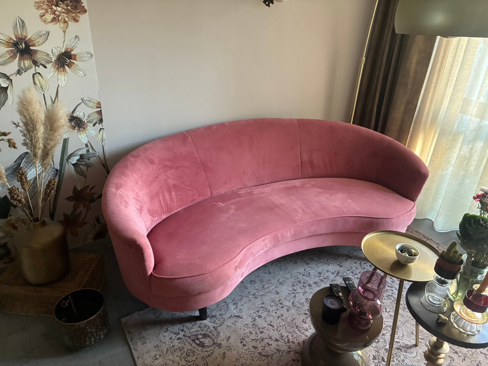 Sissy boy bank roze, Huis en Inrichting, Ophalen of Verzenden, Zo goed als nieuw, 75 tot 100 cm