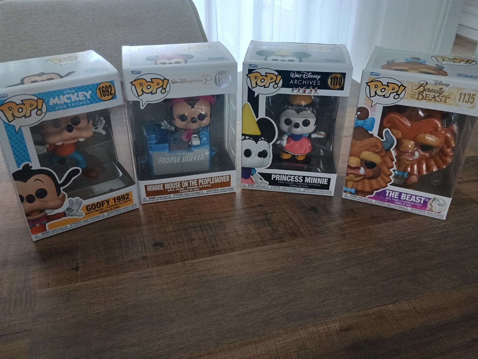 Funko Pop! Walt Disney , Mickey Mouse & Goofy & The Beast, Ophalen of Verzenden, Nieuw