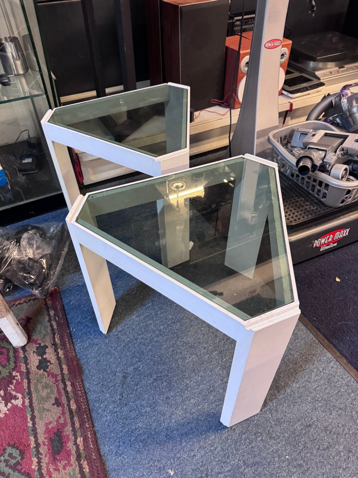 Porada Arredi design tafeltjes 2 stuks, Minder dan 55 cm, Rond, X, Ophalen