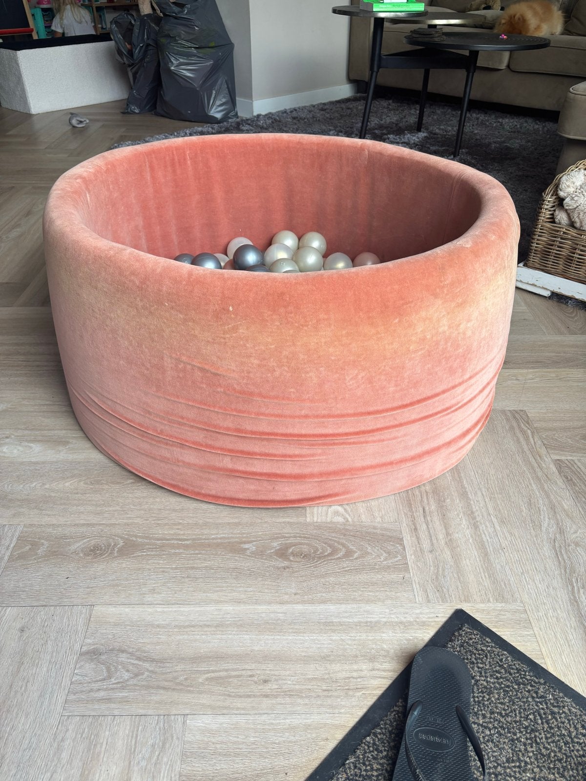 Moje ballenbak roze met ballen, Ophalen, Gebruikt, Jongen of Meisje