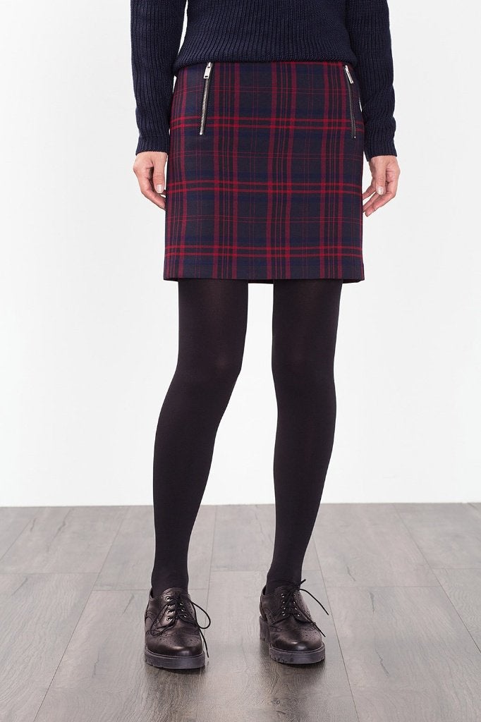 Esprit schotse ruit minirok rok tartan blauw maat 36, Blauw, Nieuw, Ophalen of Verzenden, Maat 36 (S)