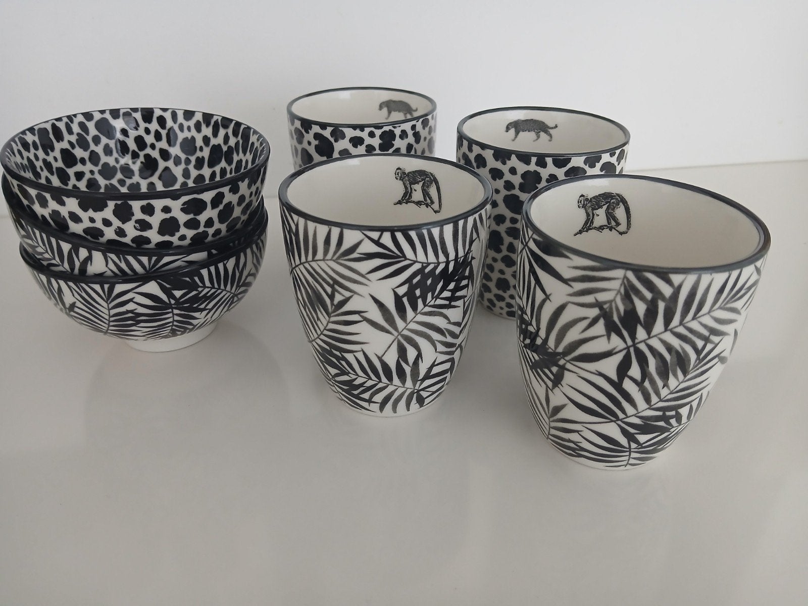 Jungle Loft servies, Huis en Inrichting, Keuken | Servies, Zo goed als nieuw, Overige stijlen, Ophalen