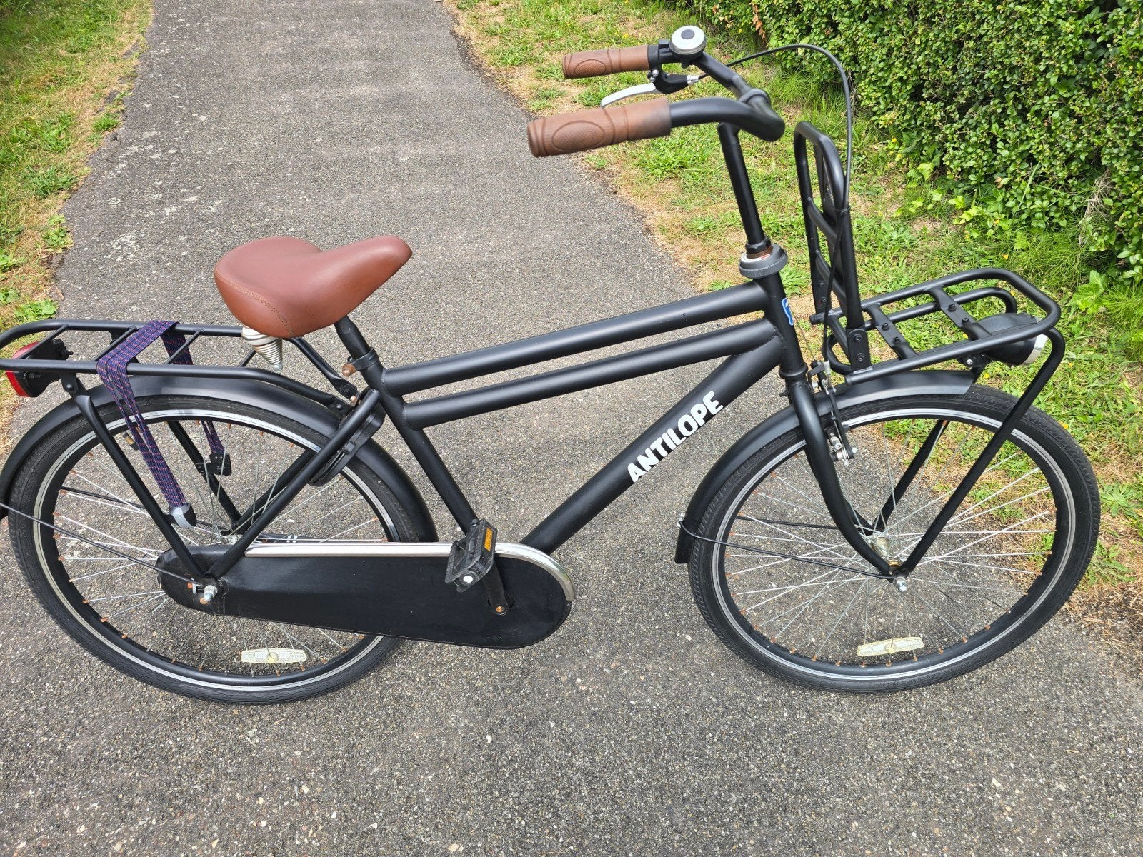 26 inch supermooie zgan antilope jongenstransportfiets 43cm., Terugtraprem, Ophalen, 26 inch of meer, Handrem