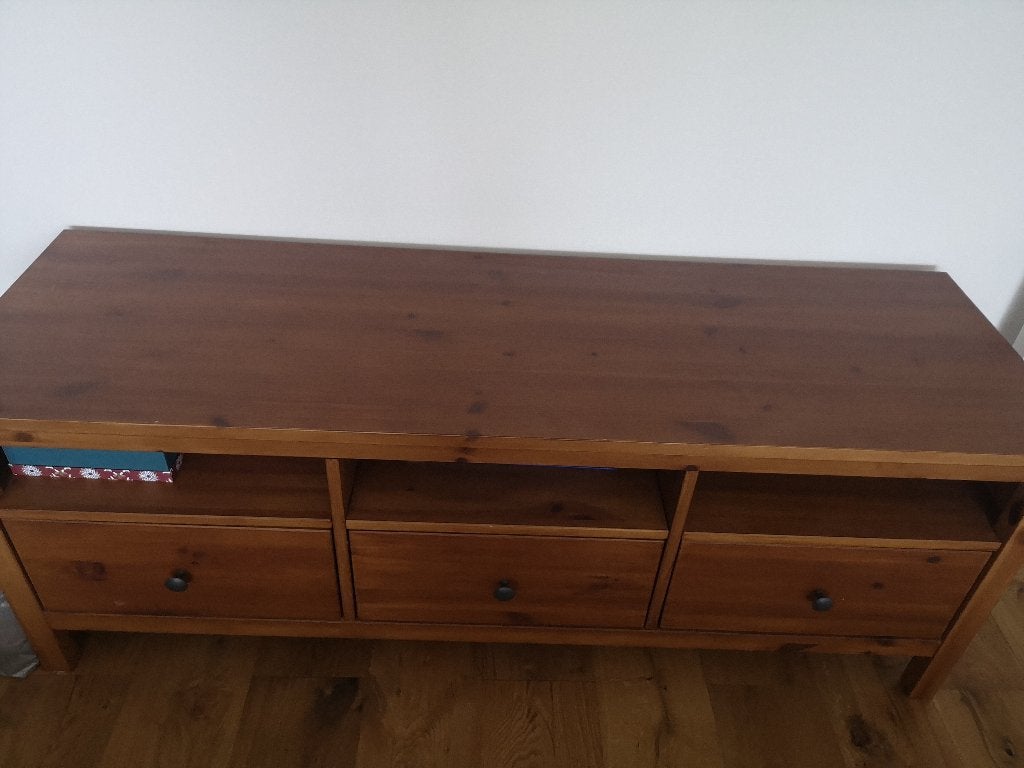 HEMNES IKEA Tv meubel, Ophalen, 100 tot 150 cm, Zo goed als nieuw, Minder dan 100 cm