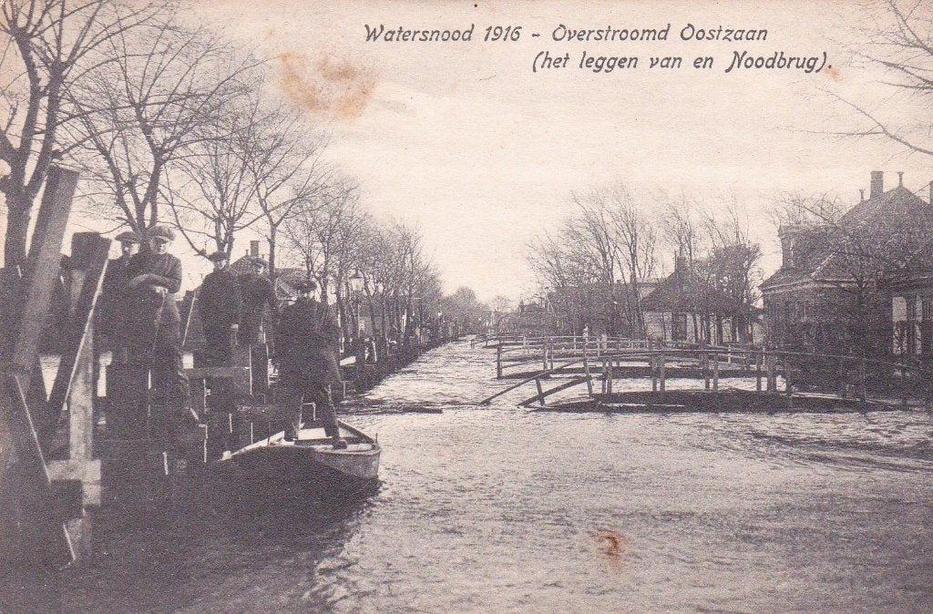 WATERSNOOD 1916 OOSTZAAN, Ophalen of Verzenden, Voor 1920, Noord-Brabant
