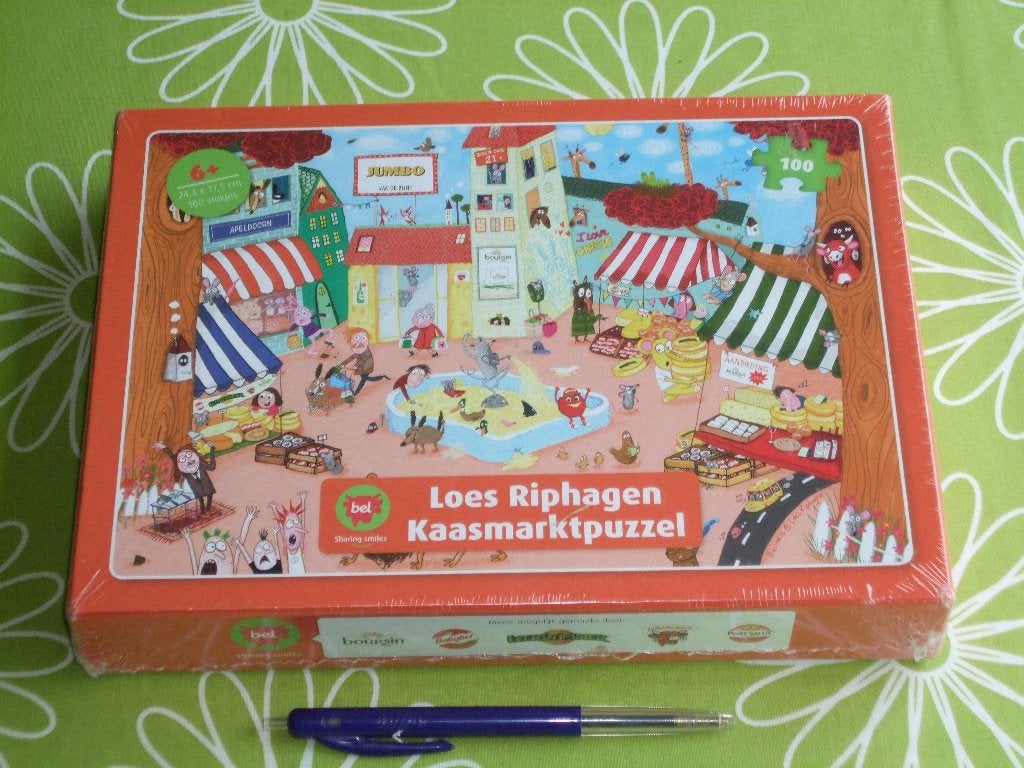 Nieuw in seal: Kaasmarktpuzzel - Loes Riphagen - 100 stukjes, Ophalen of Verzenden, Meer dan 50 stukjes, Nieuw, 6 jaar of ouder