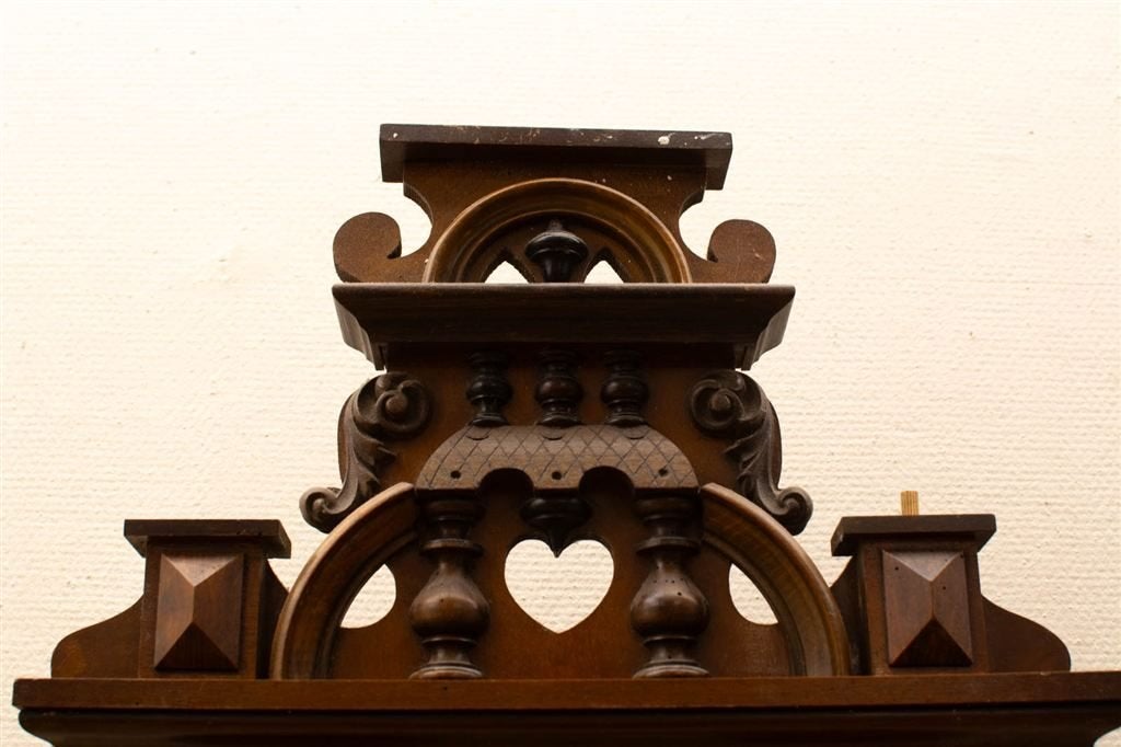 Houten wandklok 39384, Ophalen of Verzenden, Gebruikt, Wandklok
