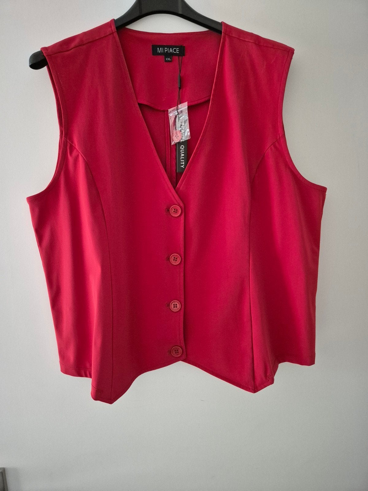 mi piace gilet maat xxl travelstof  rood, Mi Piace, Maat 46/48 (XL) of groter, Nieuw, Ophalen of Verzenden