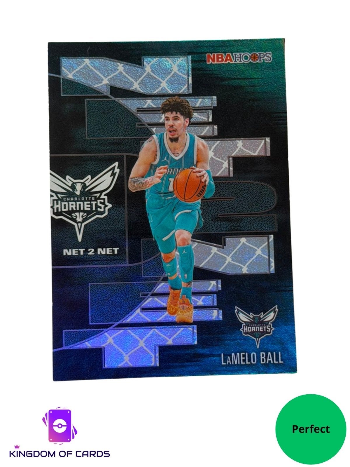 LaMelo Ball NBA Hoops Net 2 Net Basketbal Kaart, Ophalen of Verzenden, Zo goed als nieuw, Overige sporten, Spelerskaart