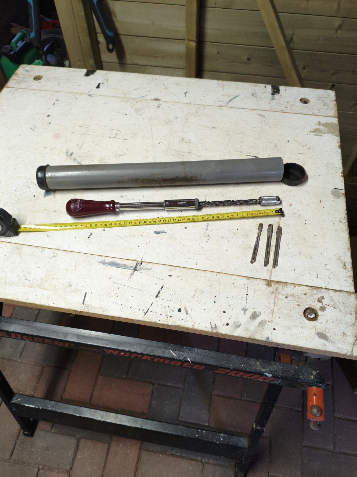 Vintage Stanley Yankee Schroevendraaier met Bits en Koker, Ophalen of Verzenden