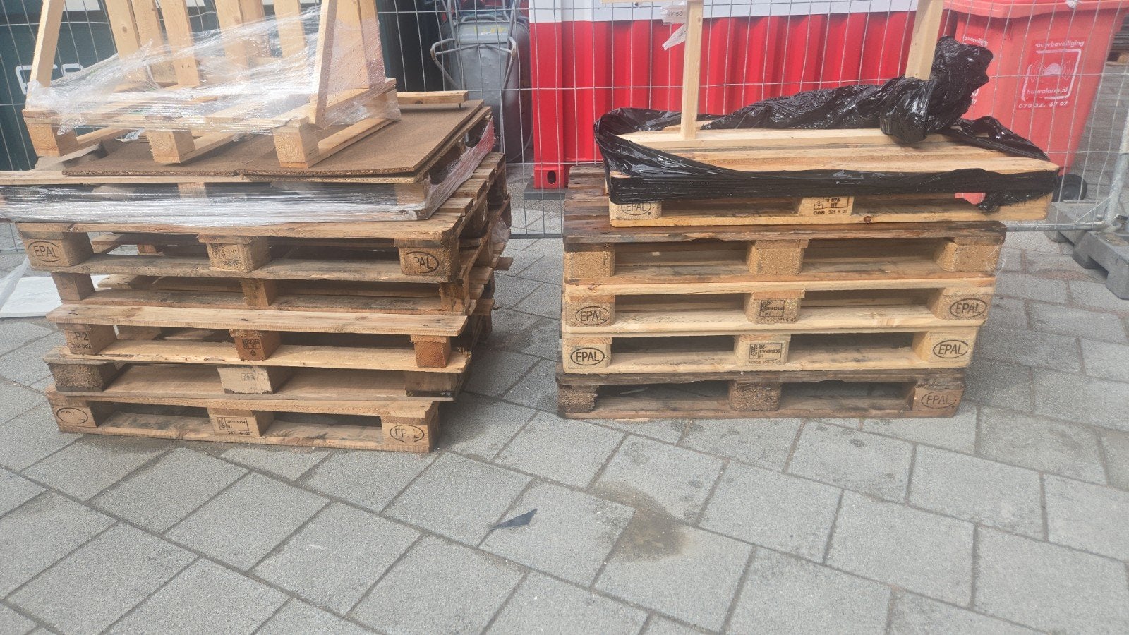 Gratis Euro pallets ophalen, Doe-het-zelf en Verbouw, Hout en Planken, Ophalen of Verzenden, Gebruikt, Pallet