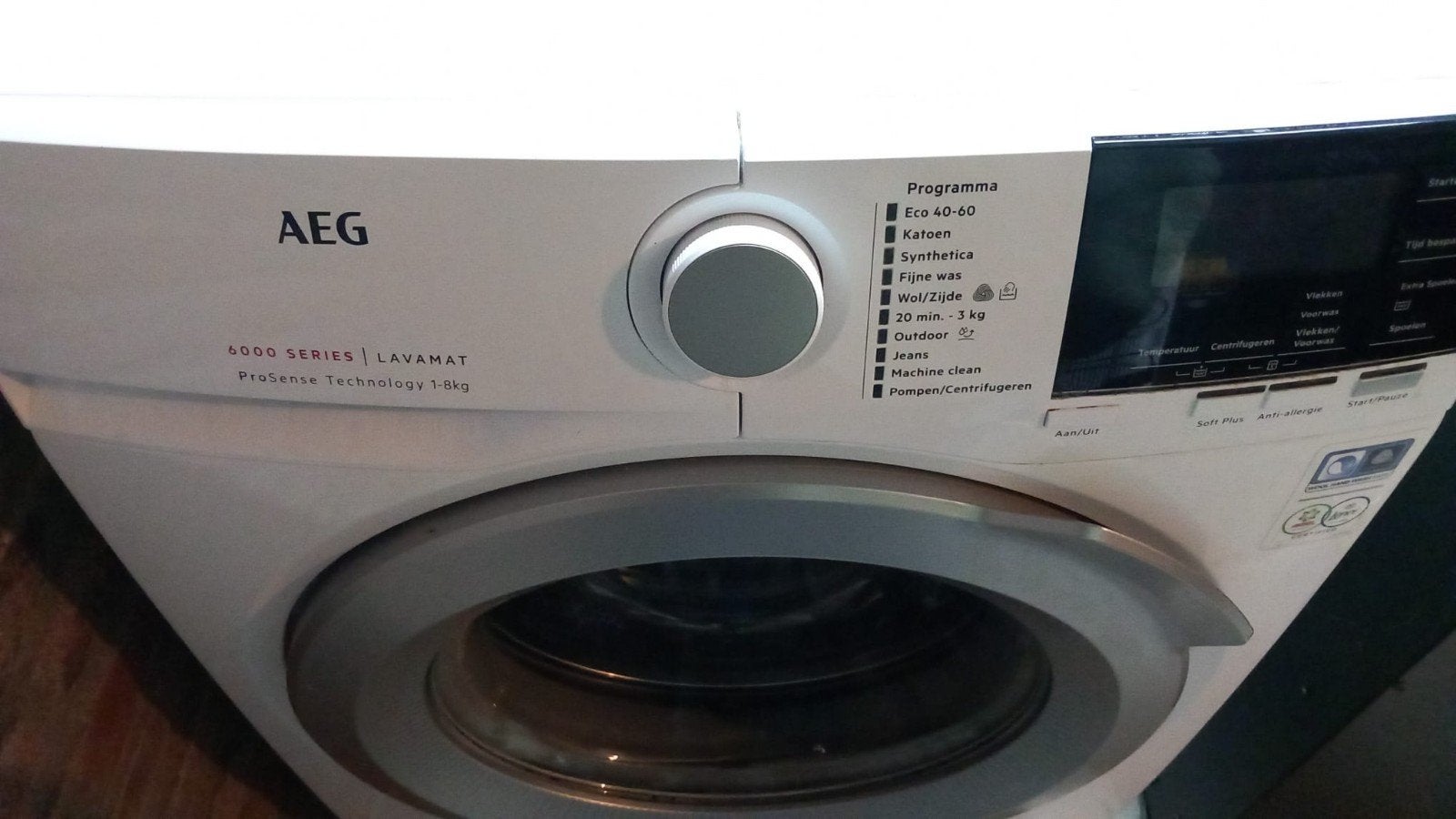 AEG Lavamat 6000 Series ProSense 8kg Wasmachine, Ophalen, 1200 tot 1600 toeren, Gebruikt, 8 tot 10 kg
