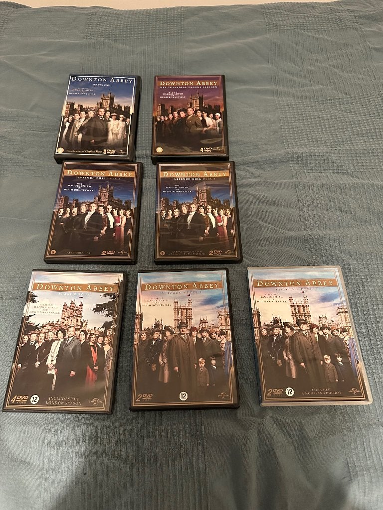 Downton abbey seizoen 1 t/m 5, zo goed als nieuw, Engels, Alle leeftijden, Ophalen of Verzenden, Zo goed als nieuw