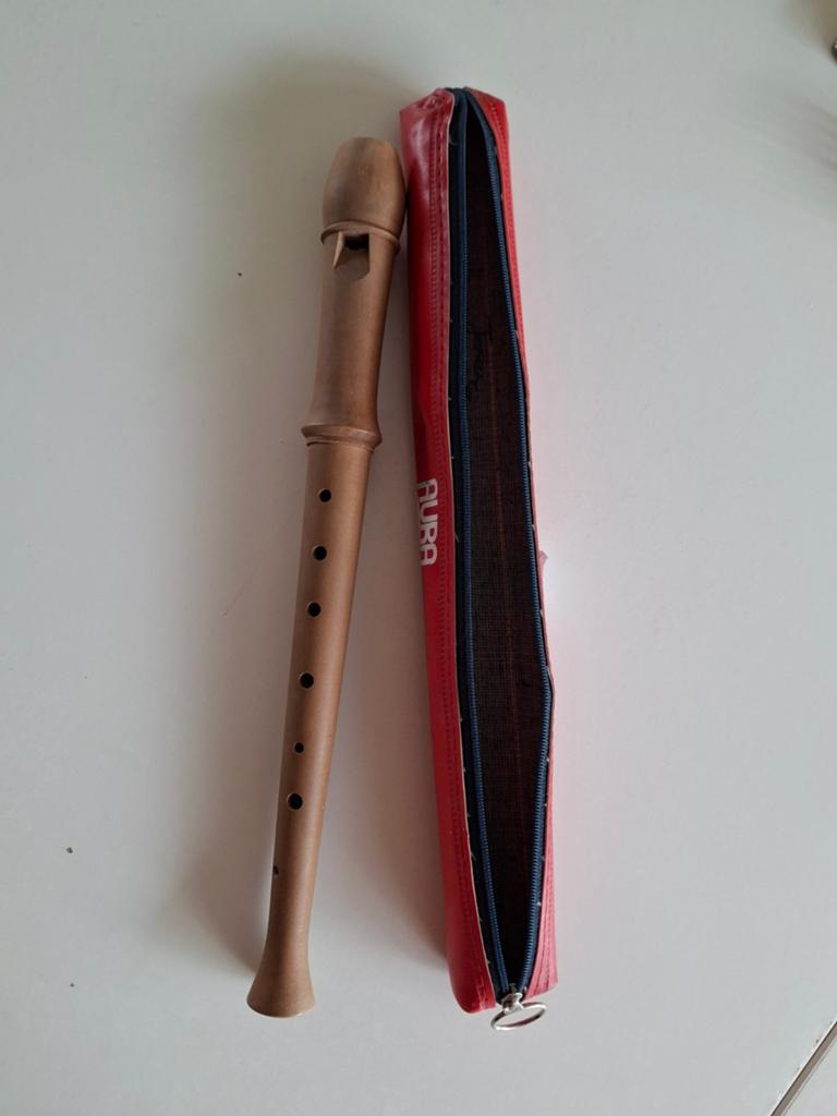 Blokfluit Aura. Ongelakt., Muziek en Instrumenten, Blaasinstrumenten | Blokfluiten, Ophalen of Verzenden, Gebruikt, Sopraan of Sopranino