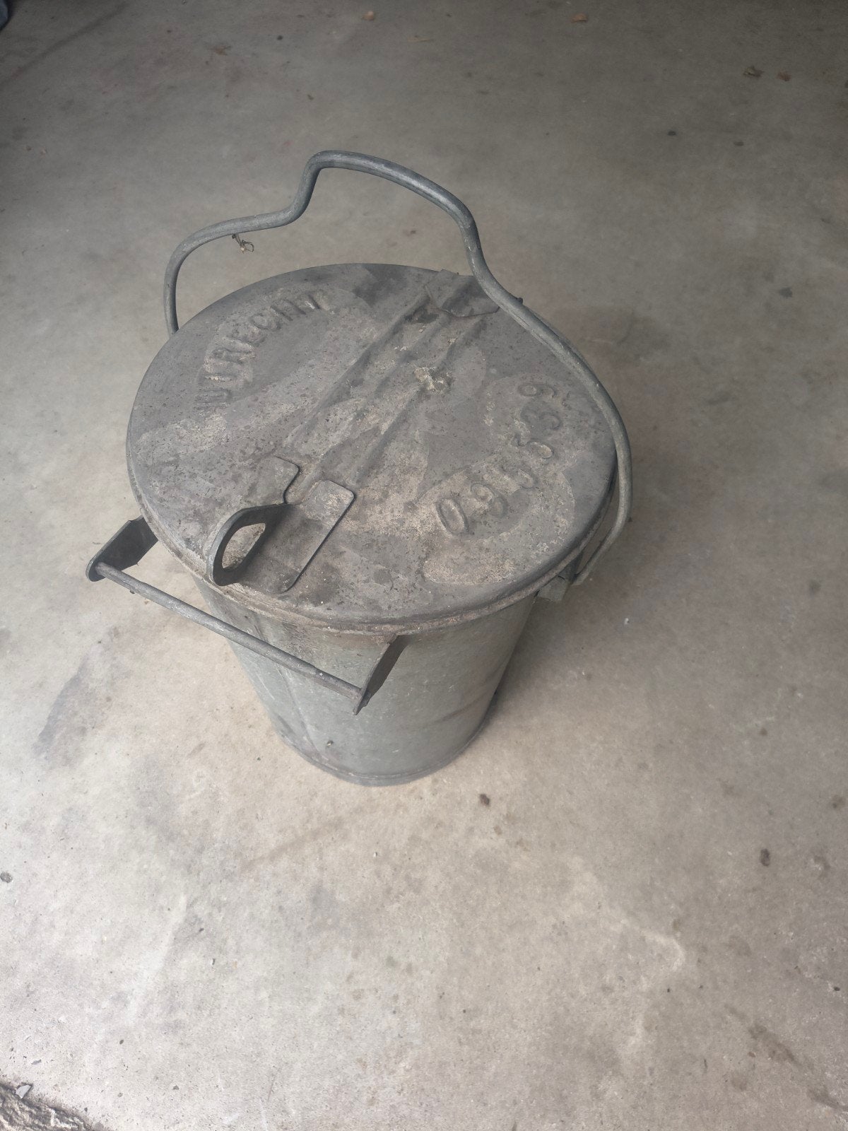 Vuilnisbak UTRECHT vintage, Huis en Inrichting, 40 liter of meer, Ophalen, Gebruikt, Metaal