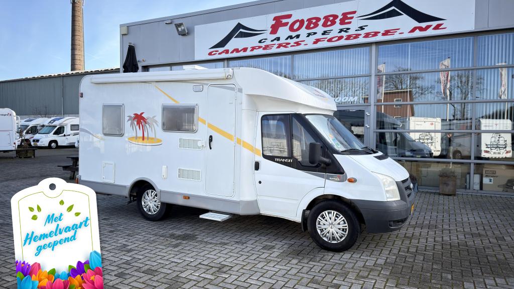 Fransbed met slechts 108dkm De Dethleffs Sunlight T58 '2007, Ringverwarming, Ford, Tot en met 2, Bedrijf