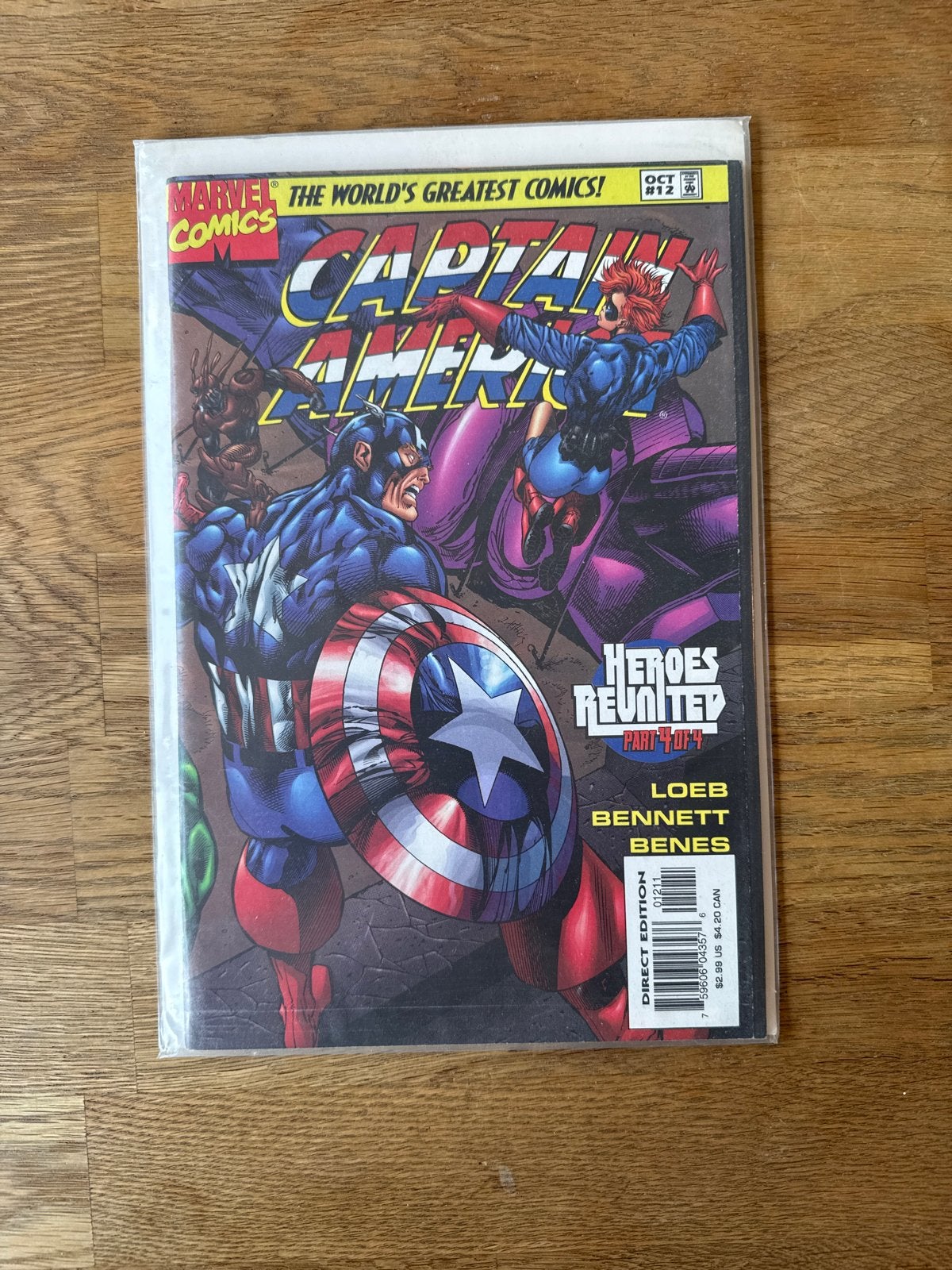 Captain America #12 Marvel Comics - Heroes Reunited, Boeken, Strips | Comics, Eén comic, Ophalen of Verzenden, Zo goed als nieuw