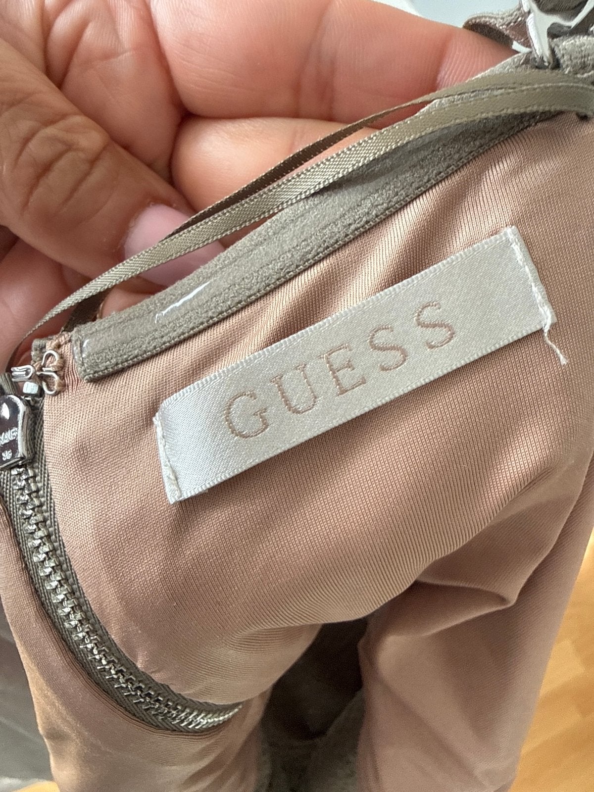 Guess Kanten Bustier Top Maat S, Ophalen of Verzenden, Zo goed als nieuw, Groen, Maat 36 (S)