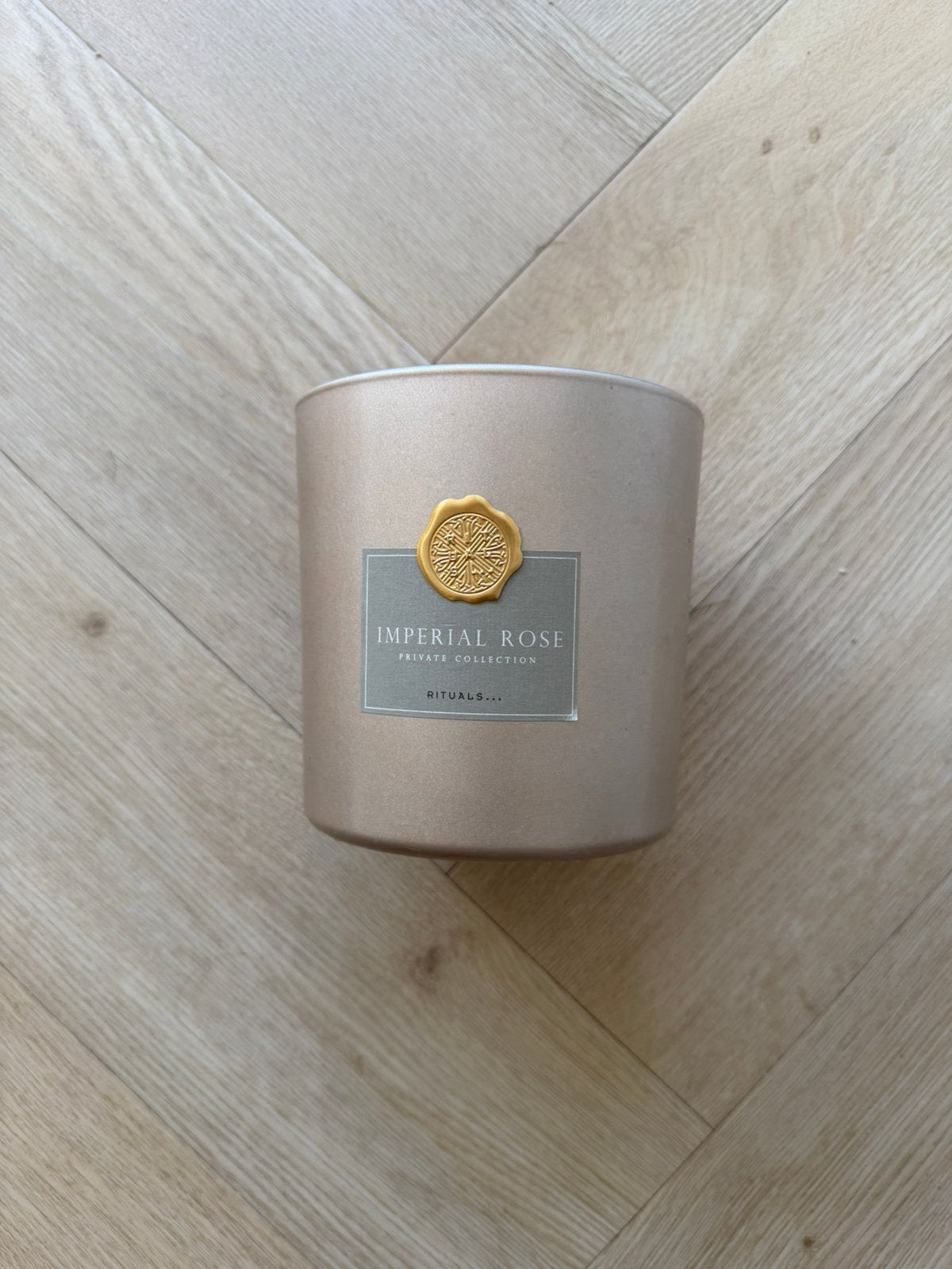 Rituals Imperial Rose 1000 gram kaars leeg, Gebruikt, Ophalen of Verzenden, Rituals, Kaars