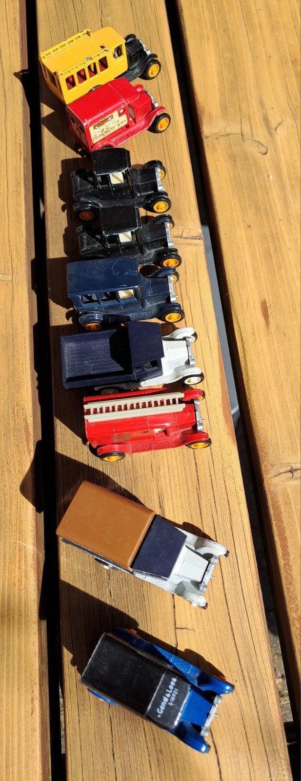 Collectie van 9 EFSI T-Ford 1919 modelauto's - Holland, Ophalen of Verzenden