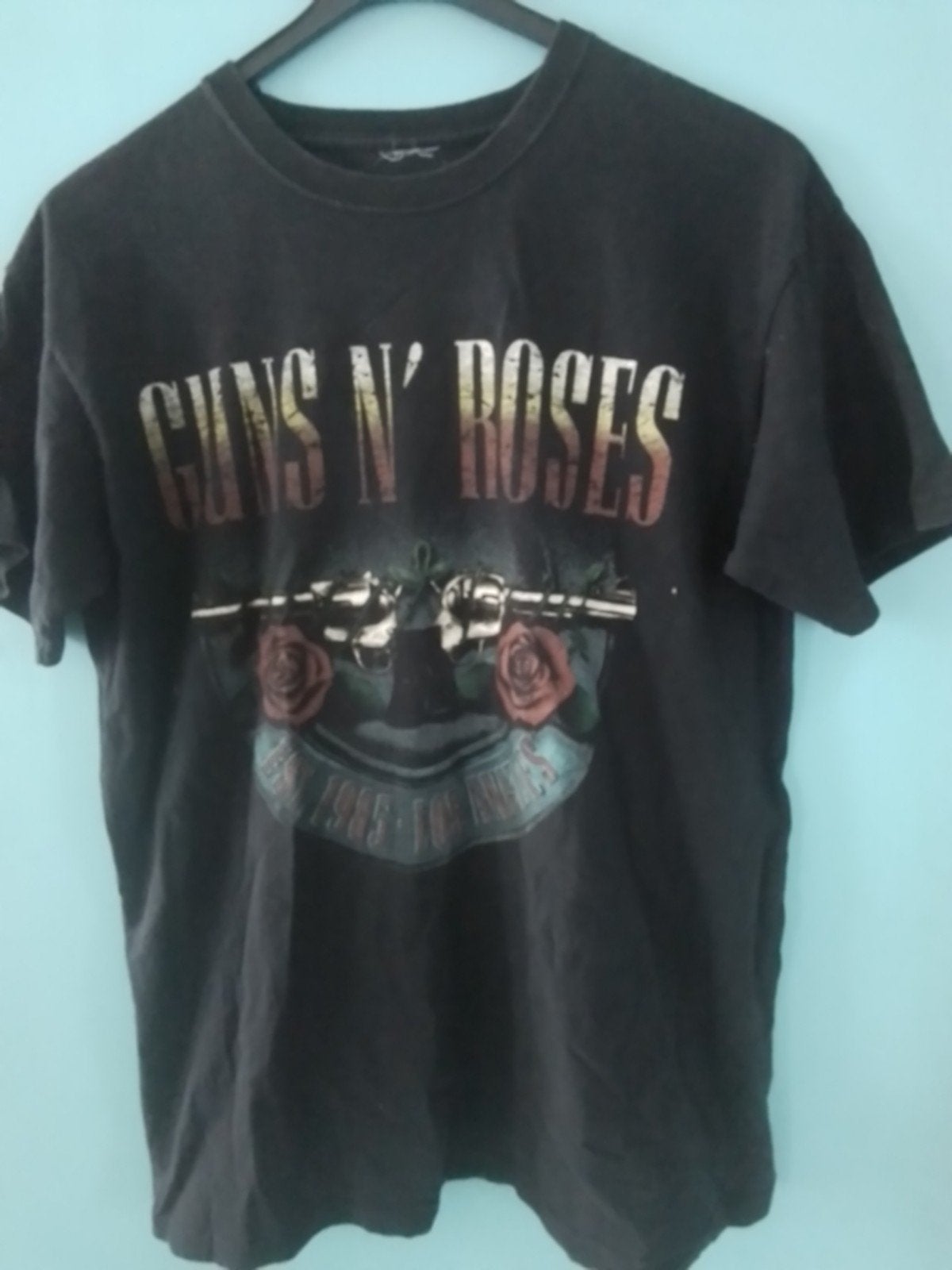 Guns 'n Roses tourshirt 2017, Ophalen of Verzenden, Gedragen, Maat 52/54 (L), Zwart
