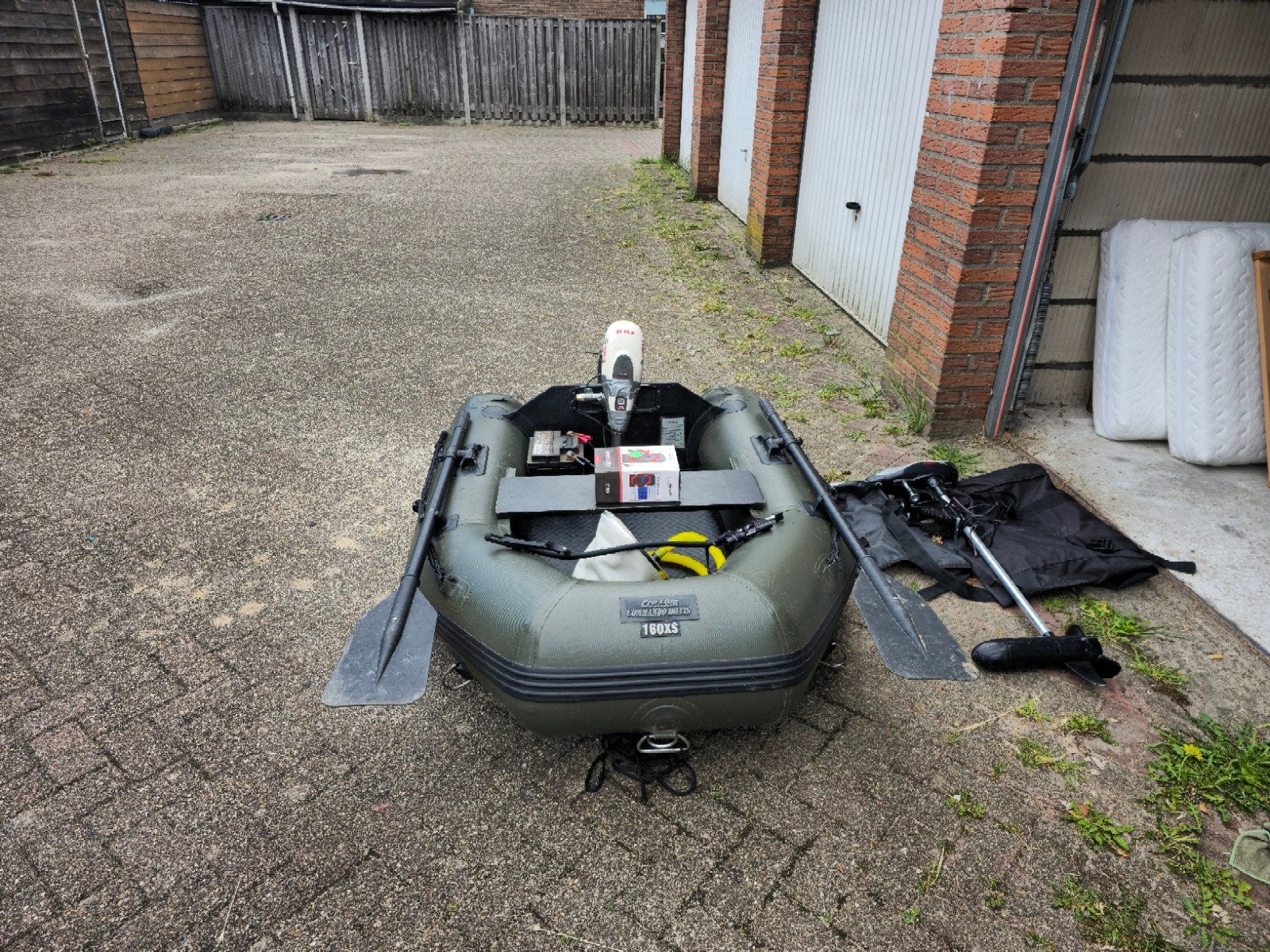 Proline 160 AD rubberboot set compleet, Ophalen
