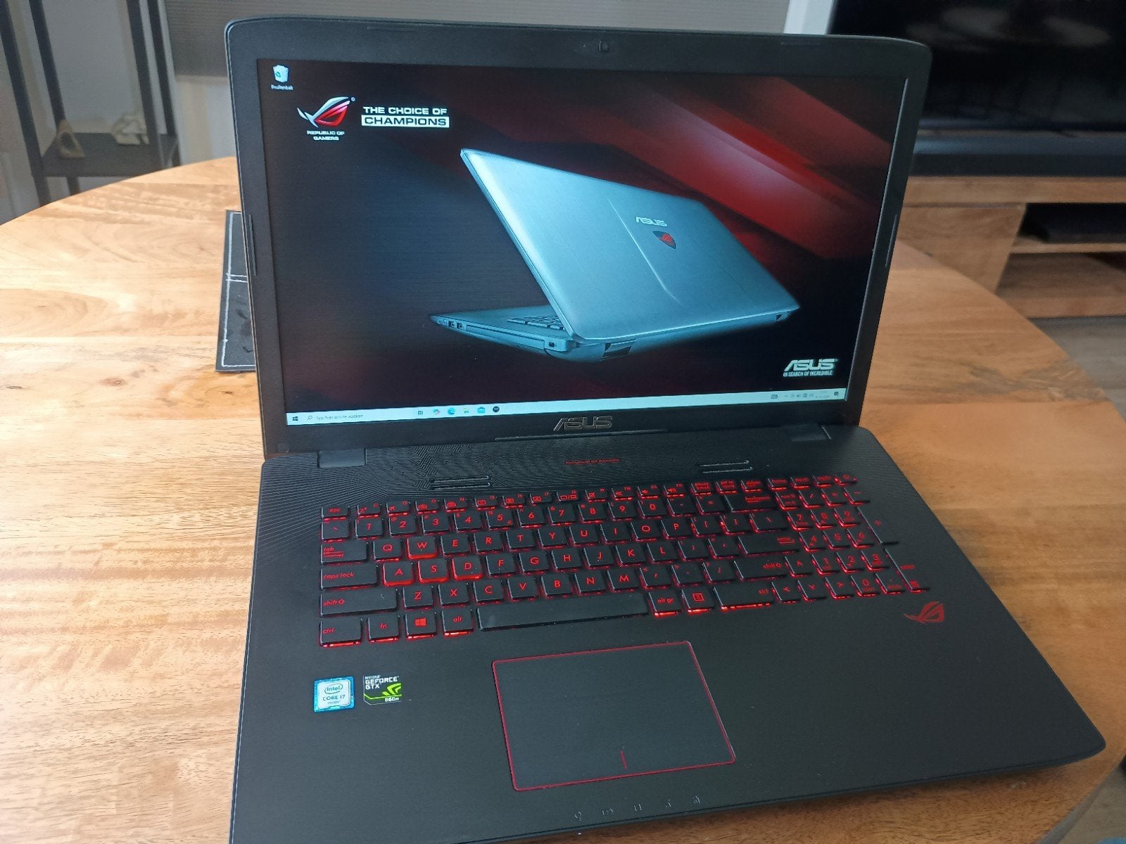 Asus laptop i7 6700/Nvidia GTX960M/8GB/1TB, Ophalen, Met videokaart, 2 tot 3 Ghz, 8 GB