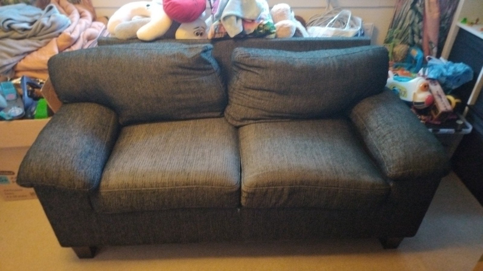 Comfortabele 2-zitsbank in goede staat, Ophalen, Gebruikt, 150 tot 200 cm, Tweepersoons