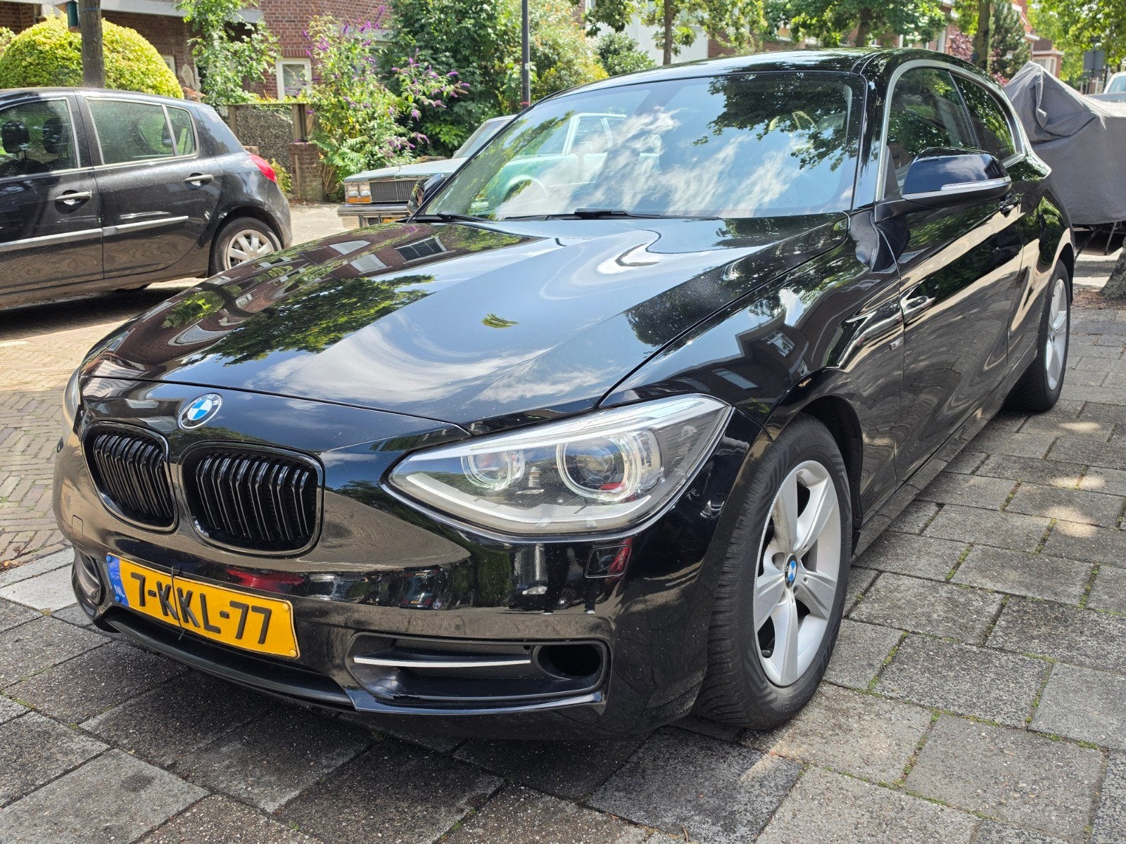BMW 1-Serie 114i - Stage 2 -Leder -Sportstoelen- Rijdt goed!, Zwart, 4 cilinders, Zwart, 19 km/l