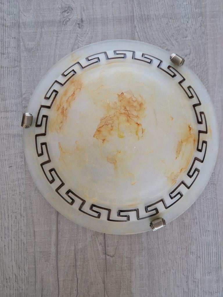 Plafond lamp 30 cm, Ophalen, Zo goed als nieuw, Glas