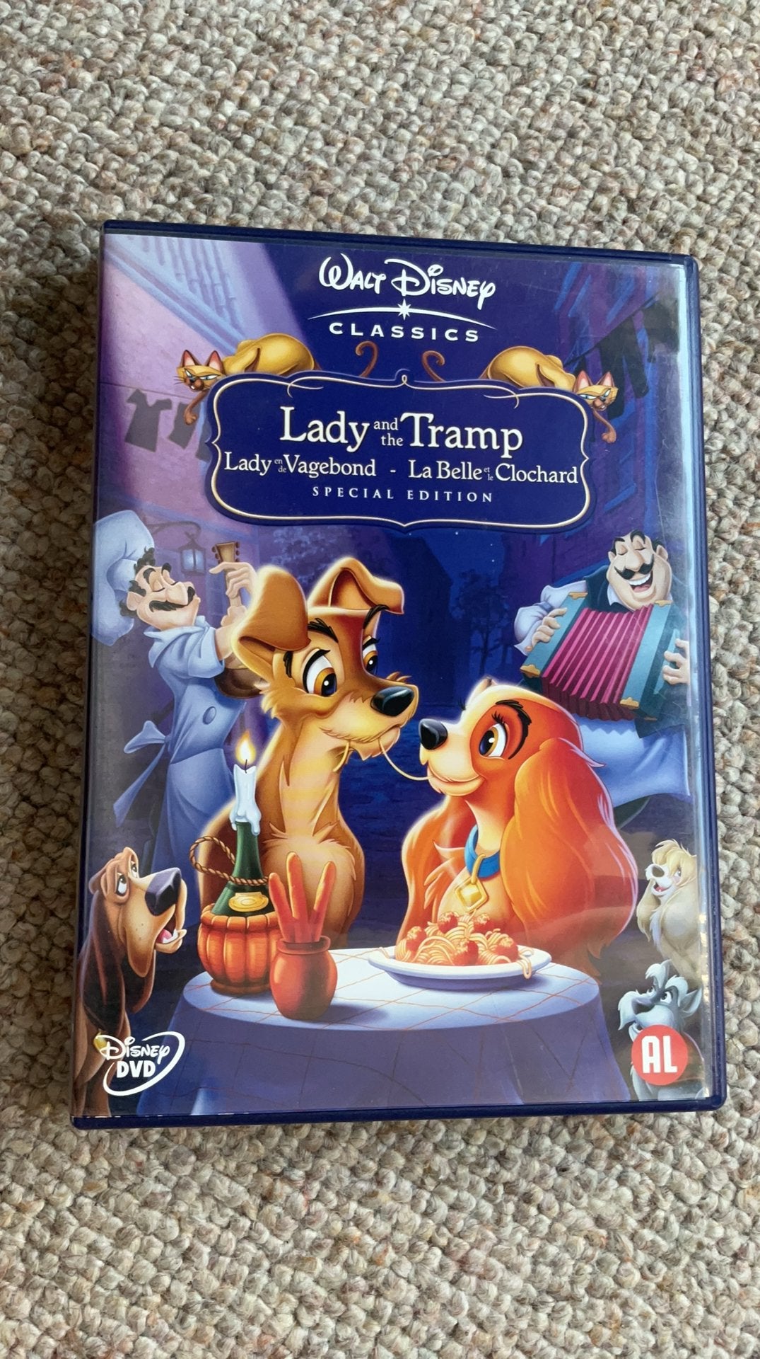 Lady and the Tramp., Tekenfilm, Verzenden, Nederlands, Remastered