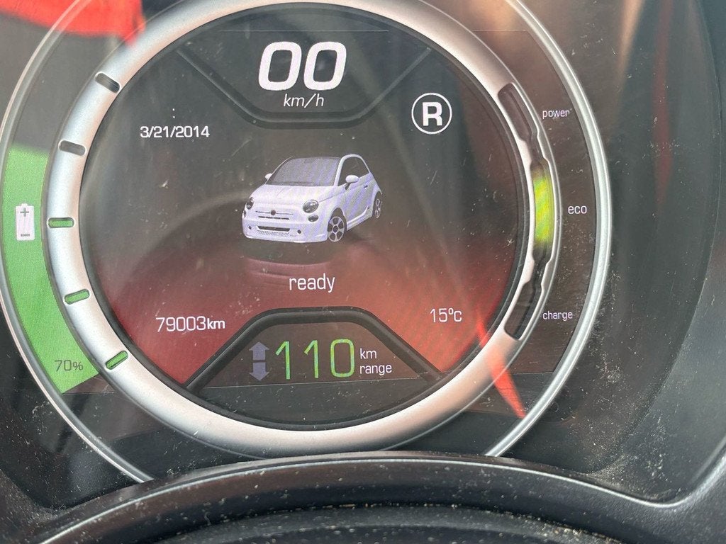 Fiat 500 E 24kwh Automaat 2e eig. Clima Cruise Leder PDC Voo, Auto's, Fiat, Zwart, Leder, Te koop, 1284 kg