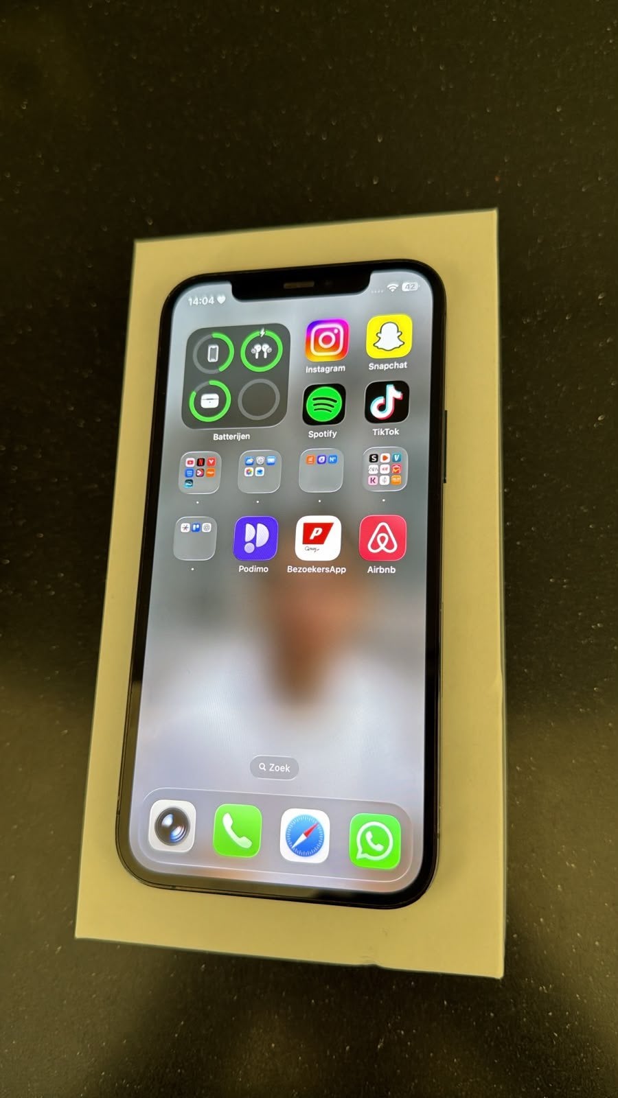 Apple iphone 12 pro 256 gb opslag in hele nette staat, Telecommunicatie, Mobiele telefoons | Apple iPhone, Blauw, 77 %, IPhone 12 Pro