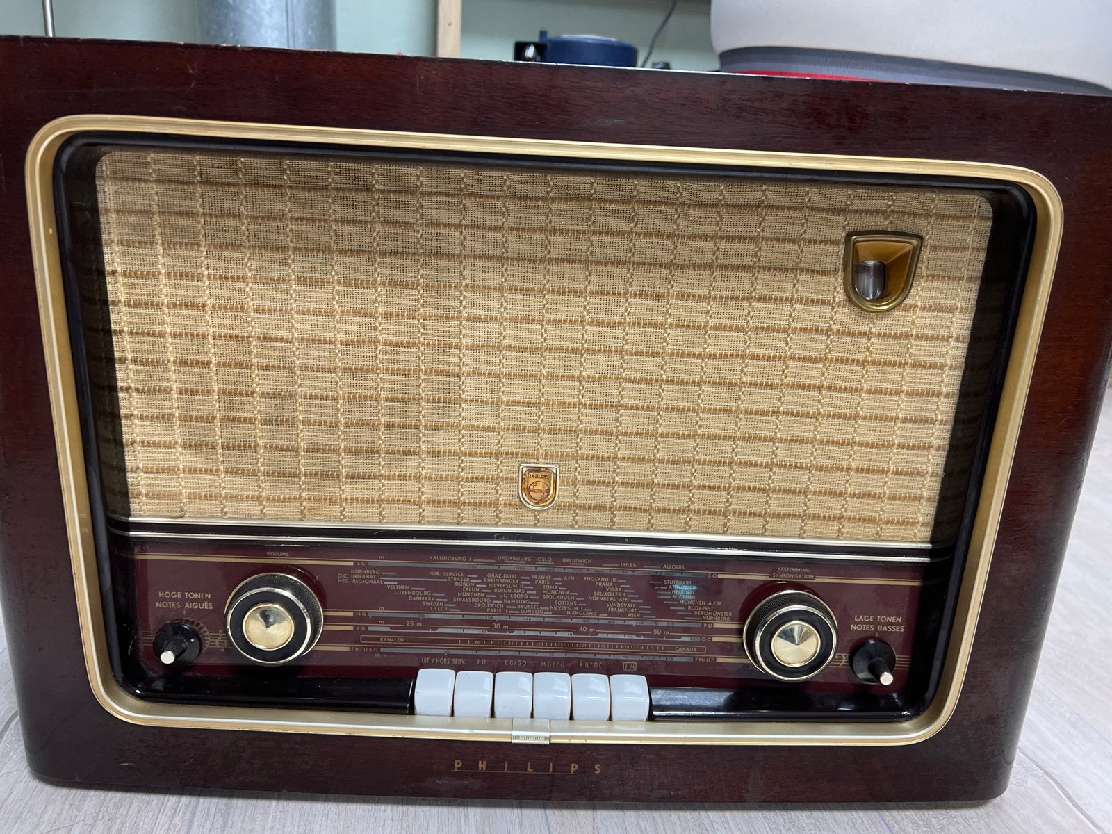 Philips buizenradio, Ophalen, Niet werkend, Radio