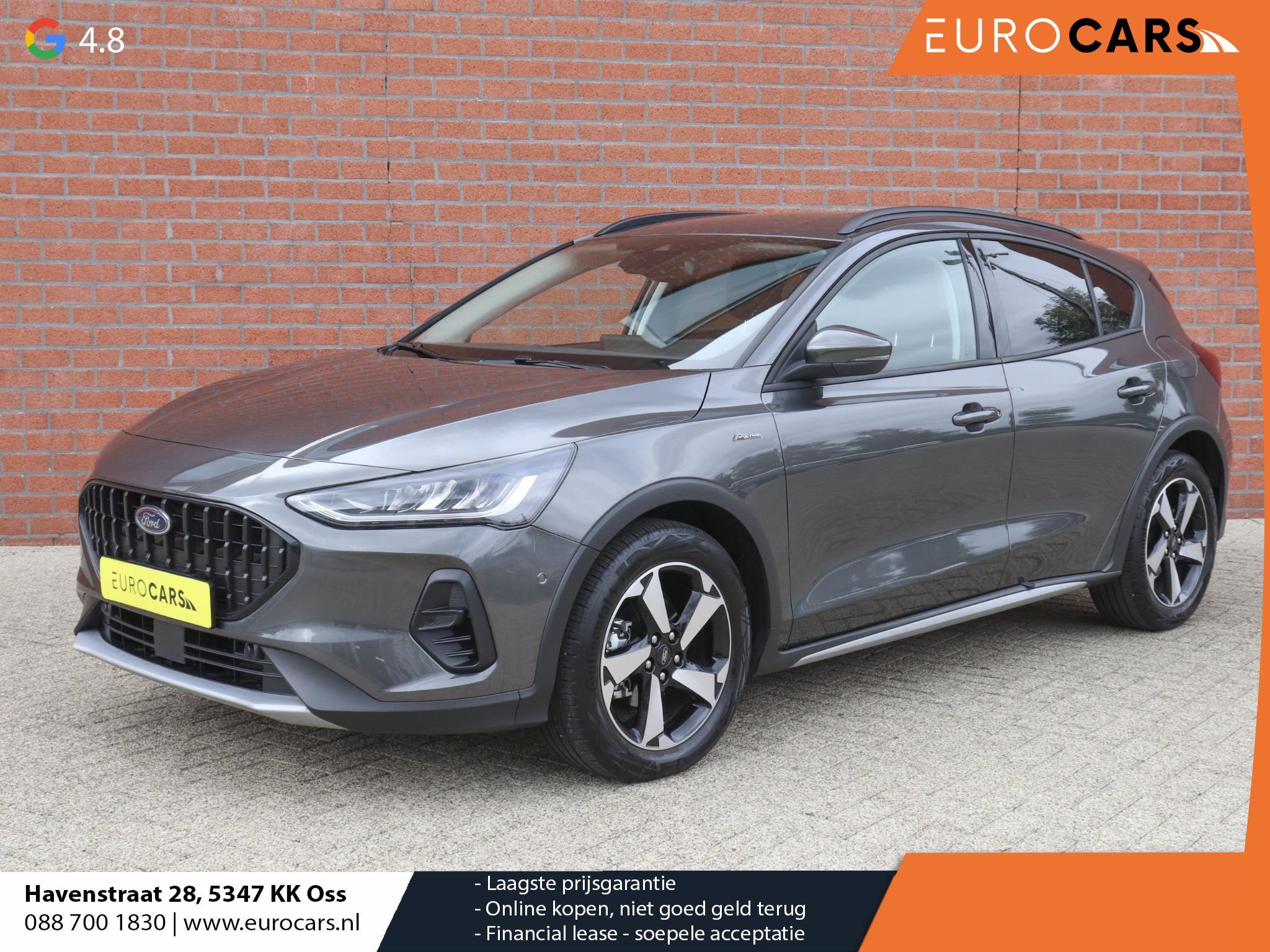 Ford Focus 1.0 EcoBoost 155pk Automaat Active X Ford Focus 1, Auto's, Stof, Gebruikt, Euro 6, 1338 kg