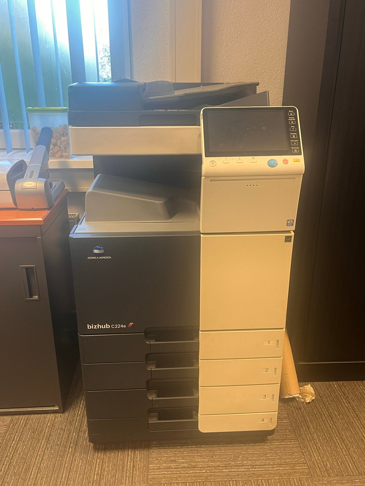 Konica Minolta bizhub C224e Multifunctionele Printer, Ophalen, Gebruikt, Printer, Fax of Scanner