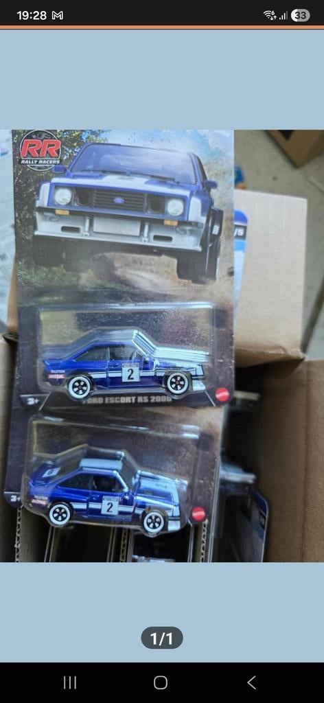 Hot Wheels Ford Escort RS 2000 Rally Racers, Ophalen of Verzenden, Matel, Onbekend, Onbekend