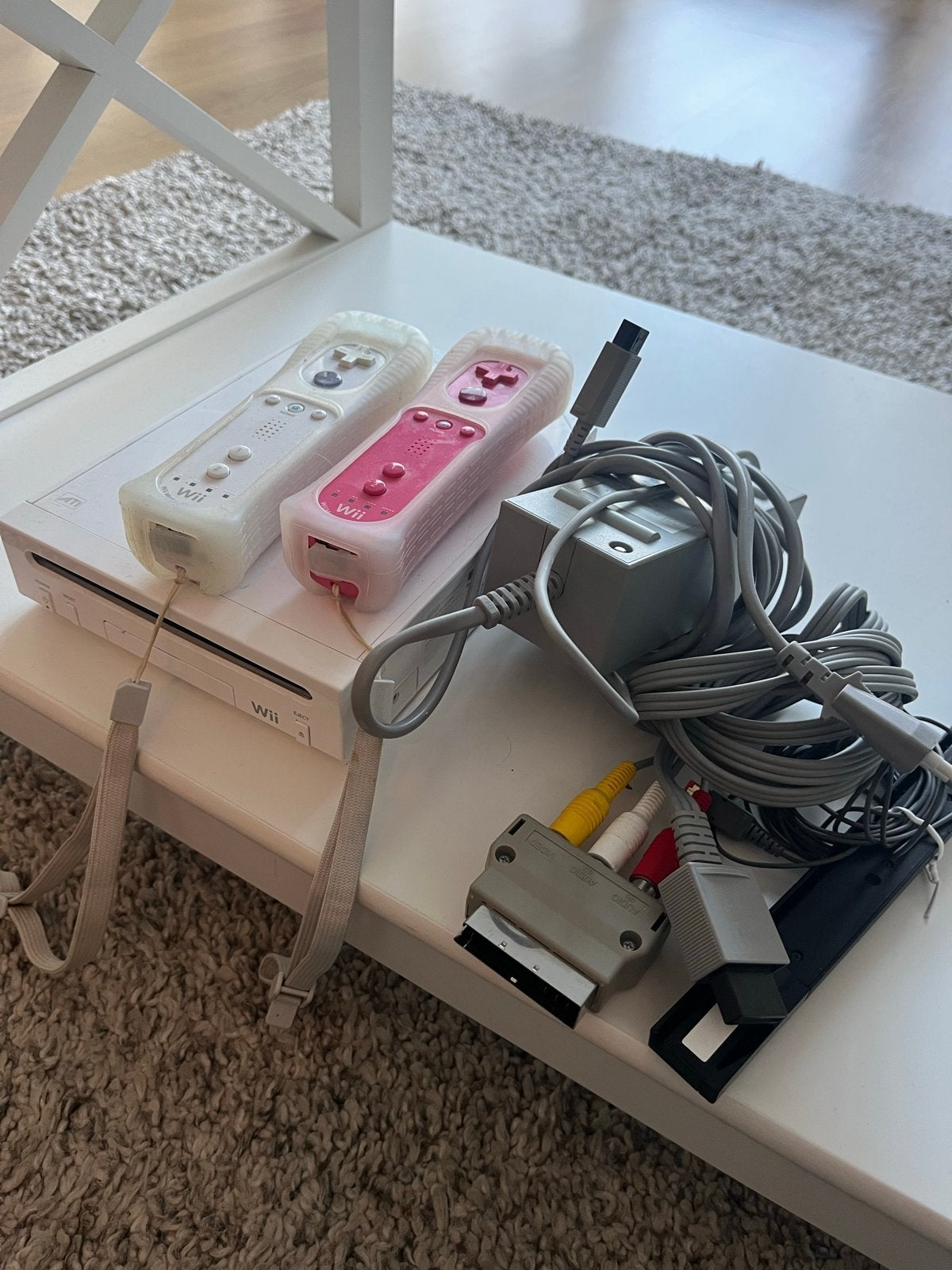 Wii spelcomputer met 2 controllers, Ophalen, Gebruikt, Met 2 controllers