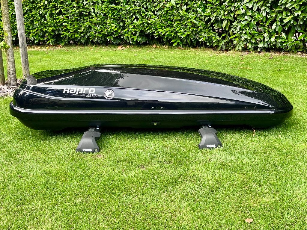 Hapro Zenith 6.6 Dakkoffer Brilliant zwart, Auto diversen, Dakkoffers, Ophalen, Zo goed als nieuw