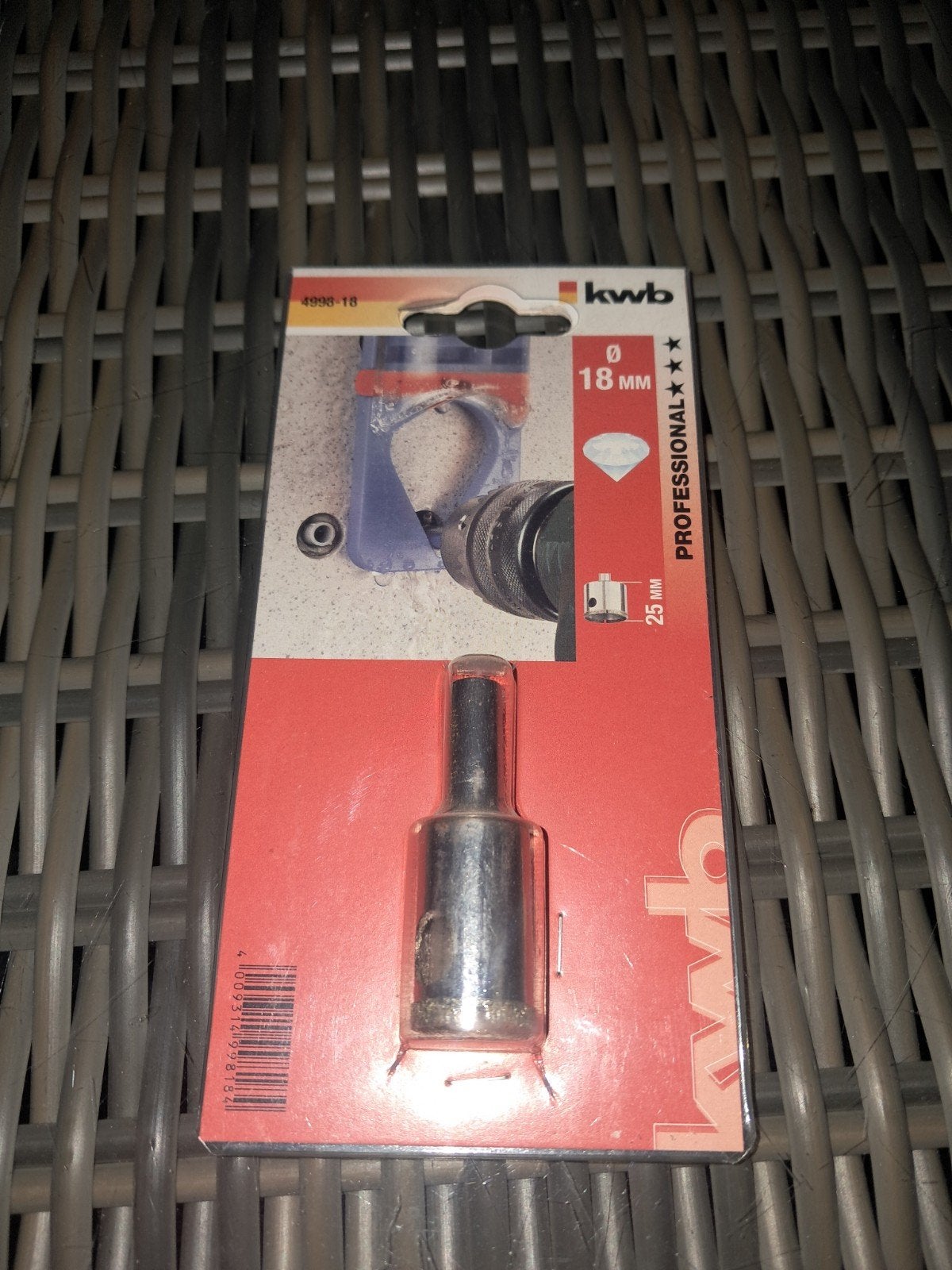 KWB Tegelboor 18mm - Nieuw in verpakking, Ophalen of Verzenden, Nieuw, Overige typen