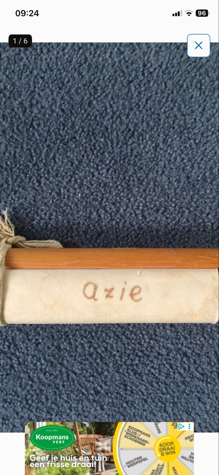 Vintage Schoolplaat Azië - Dijkstra's Uitgeverij Zeist, Antiek en Kunst, Ophalen, Aardrijkskunde