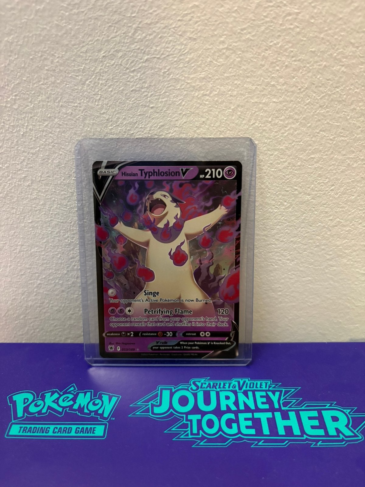 Pokemon - Hisuian Typhlosion V (053), Ophalen of Verzenden, Nieuw