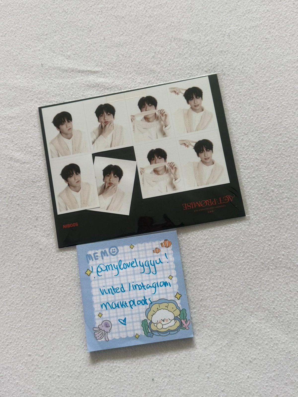 TXT act promse merch soobin id card, Ophalen of Verzenden, Zo goed als nieuw, Foto of Kaart
