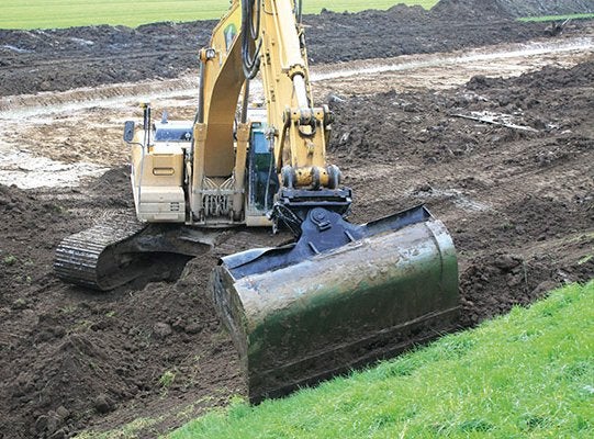 Brede afwerkbak voor de Caterpillar 374F Lesu RC 1/14, Ophalen of Verzenden, Nieuw, Schaal 1:14, Onderdeel